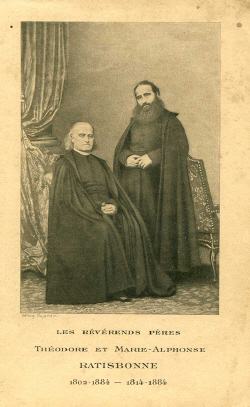 liturgicalife's tweet image. Here are the Ratisbonne brothers, together.