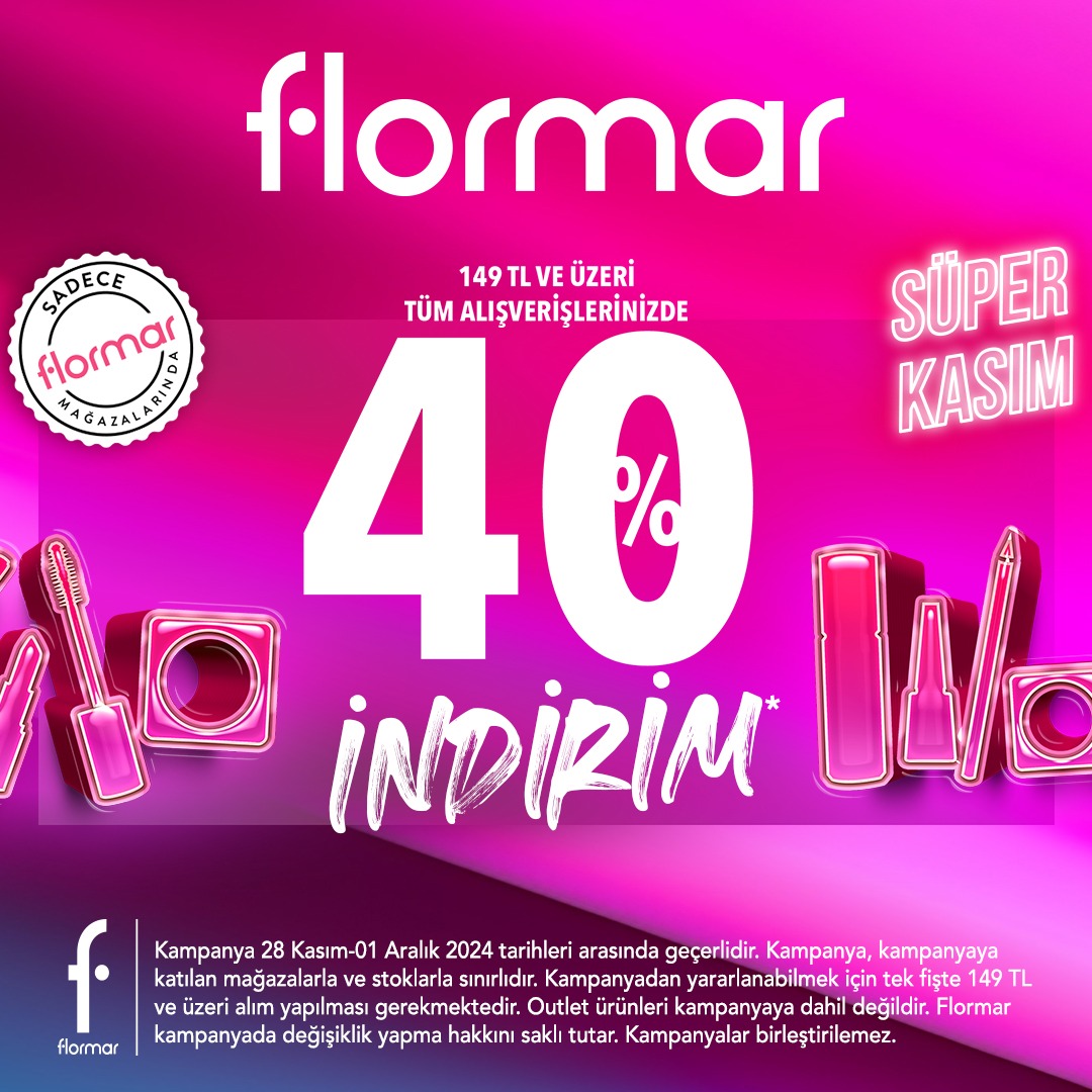 #flormar Kampanyalarıyla #historia 1.katta.