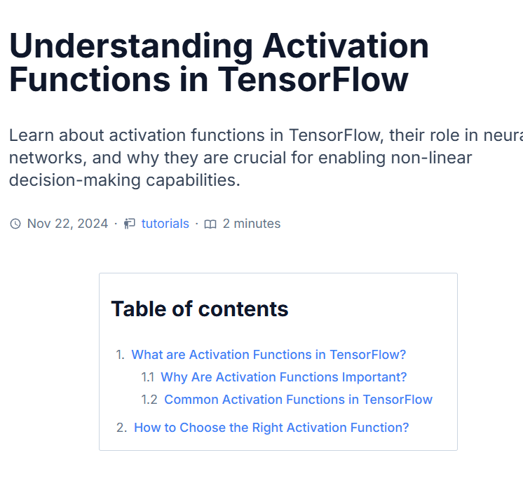 KemeiDenis1's tweet image. Day 59 of #100daysofcode . Read about activation functions: deniskiprono.dev/blog/2024-11-2… #SoftwareEngineer #frontendengineer #BusinessGrowth