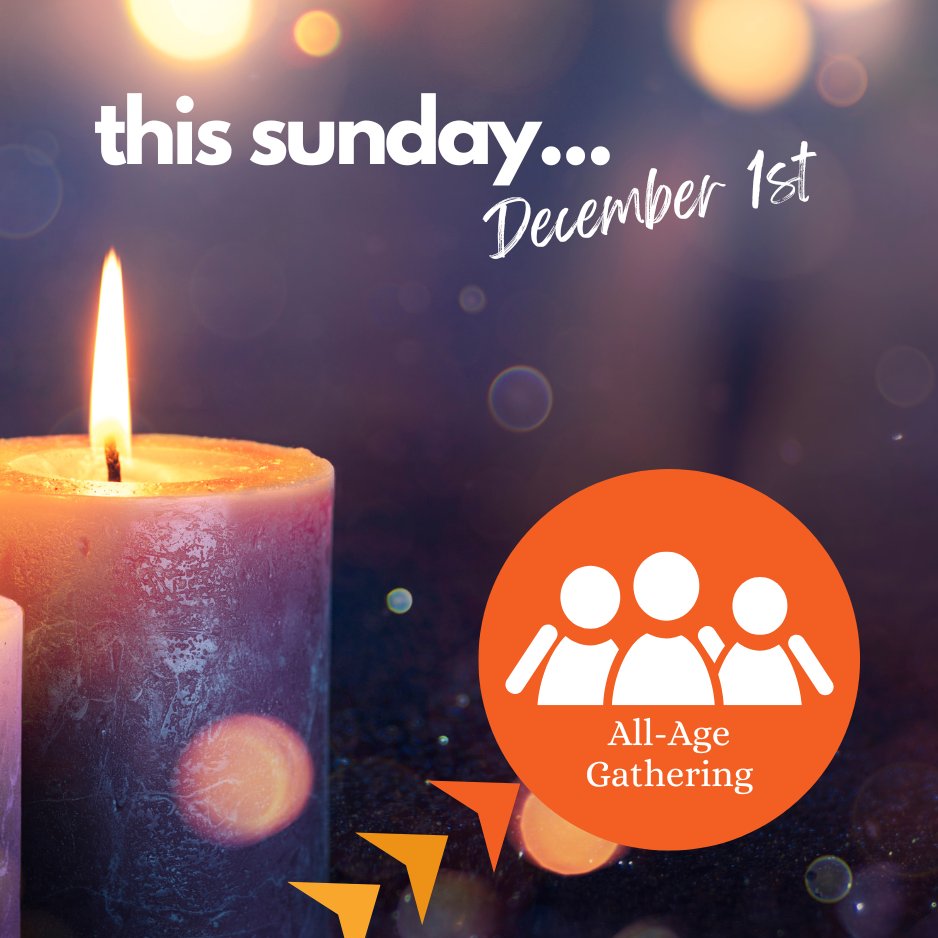 ⛪️️ Sunday Gathering: Advent All Age Week - Sunday 1st December- Join us this Sunday as we gather together at St Mark's for a shorter all age gathering as we start Advent together.