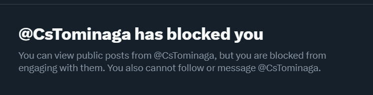 LOL hearing over and the loser blocked me again. 😂