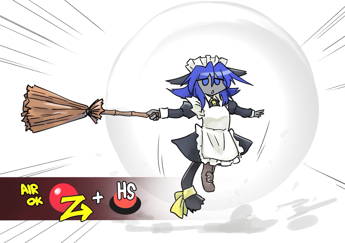 あんまり描いてないといえば猫メイドさん 