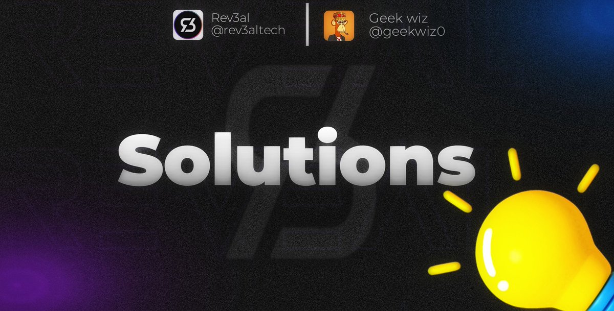 geekwiz0's tweet image. Multi-Layer Authentication: Multiple security layers make it harder for counterfeiters to succeed.

This is the sweet part

With REV3AL, duplicate of digital assets is impossible.

#REV3ALECOSYSTEM