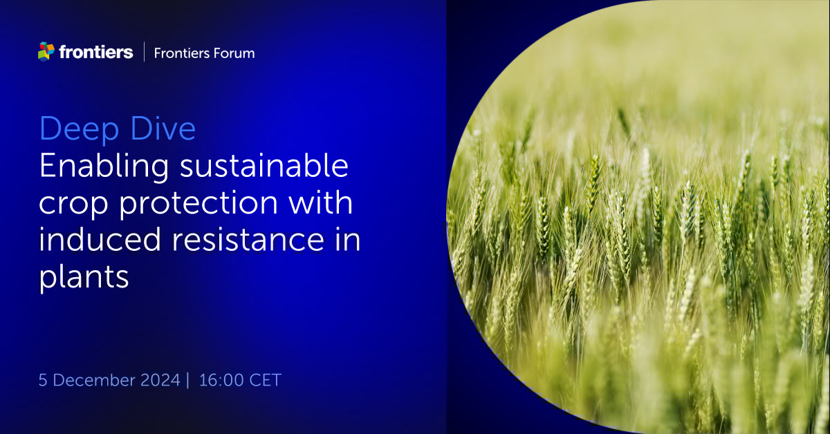 Faculty of Bioscience Engineering UGent (@fbwugent) on Twitter photo Join Prof <a href="/TinaKyndt/">Tina Kyndt</a> for the next #FrontiersForum webinar to explore how induced resistance in plants can help reduce pesticide use, increase crop resilience, and boost crop quality.
👉 events.frontiersin.org/enabling-susta… Join Prof <a href="/TinaKyndt/">Tina Kyndt</a> for the next #FrontiersForum webinar to explore how induced resistance in plants can help reduce pesticide use, increase crop resilience, and boost crop quality.
👉 events.frontiersin.org/enabling-susta…