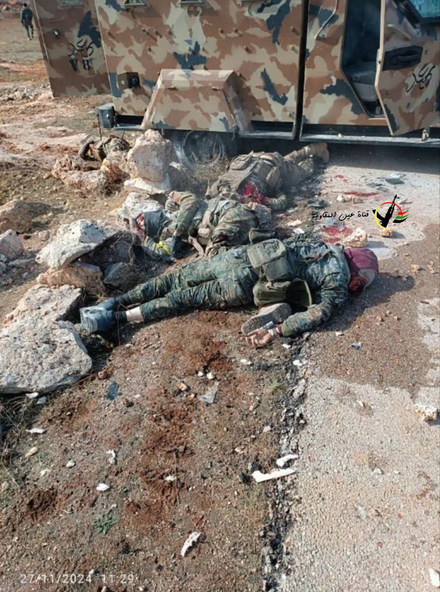 📸 || صور بعض قـ.ـتلى المسـ.ـتوطنين الصـ.ـهاينة من "النصـ.ـرة" في ريف #حلب الغربي . 🇸🇾✌🏻