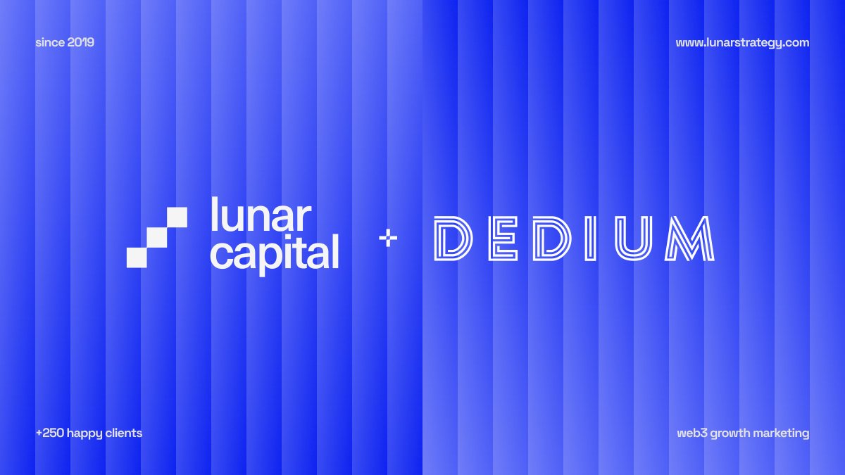Lunar Strategy (@lunarstrategy) on Twitter photo Lunar Capital x <a href="/DediumNetwork/">Dedium | GPU Computing</a> 🤝
We're happy to back Dedium Network with:
▫️ Strategic investment
▫️ Full marketing support
▫️ Ecosystem amplification
Why <a href="/DediumNetwork/">Dedium | GPU Computing</a> caught our eye:
→ Multiple revenue streams: 3D rendering Cloud gaming AI/ML computing
→ Built on Lunar Capital x <a href="/DediumNetwork/">Dedium | GPU Computing</a> 🤝
We're happy to back Dedium Network with:
▫️ Strategic investment
▫️ Full marketing support
▫️ Ecosystem amplification
Why <a href="/DediumNetwork/">Dedium | GPU Computing</a> caught our eye:
→ Multiple revenue streams: 3D rendering Cloud gaming AI/ML computing
→ Built on