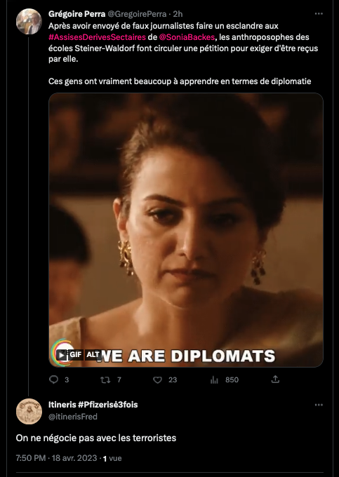 LazarmanV's tweet photo. @ramieldestgenys @Spyc_PhD @NubePfizerise @BricePerrier Histoire de frapper fort sans doute, Grégoire Perra ajoute, pour la première fois, un nouvelle élément : 
« Ils nous faisaient manger nos excréments »." 
https://t.co/vOh06ejMFu 
#Miviludes #RaisonSensible https://t.co/3VV2ZvS8sj