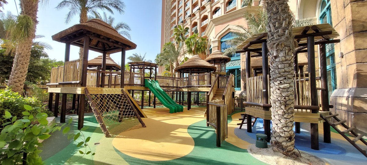 CapeReed's tweet photo. Atlantis Kid's club is nearly ready for opening with a few final touches. Here is a little preview of our timber and thatch playstructures!

#Timber #Thatch #Playstructures #Atlantis https://t.co/dDVawzALpE