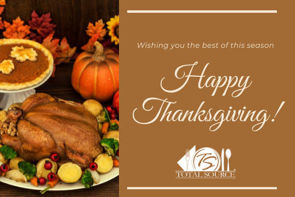 🦃🍂 Happy Thanksgiving from the Total Source Team! We're grateful for our amazing community and the support you've shown us throughout the year. Let's celebrate the spirit of gratitude and togetherness. #Thanksgiving #Grateful #FamilyTraditions