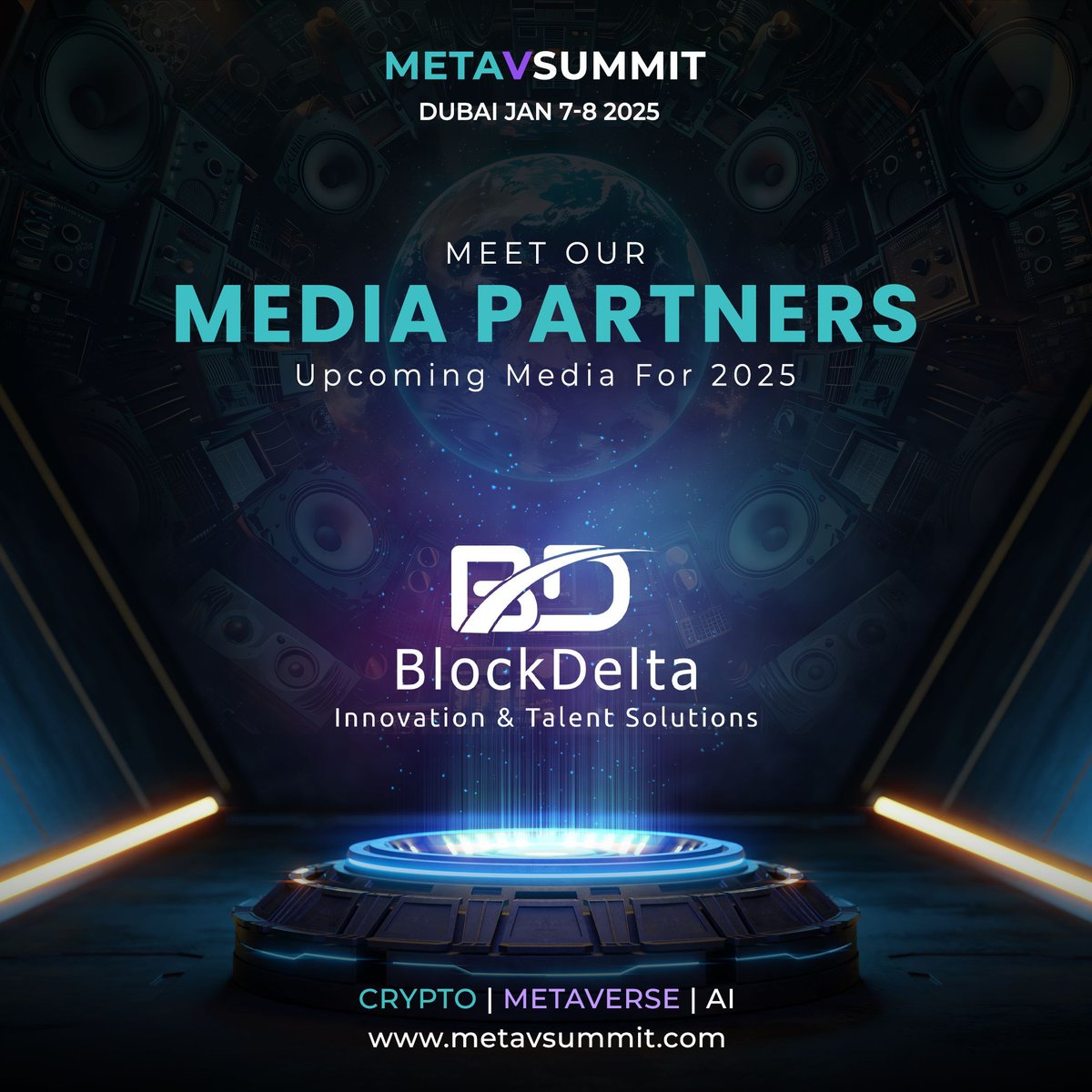 Excited for MetaVSummit Dubai, Jan 7-8, 2025! 

🚀 Dive into Web3, Crypto, and AI with global leaders. Proud to partner with <a href="/block_delta/">BlockDelta</a>  to explore the future of digital tech.

👉 Learn more: buff.ly/4g1KZrI

#MetaVSummit #Web3 #Crypto #Blockchain