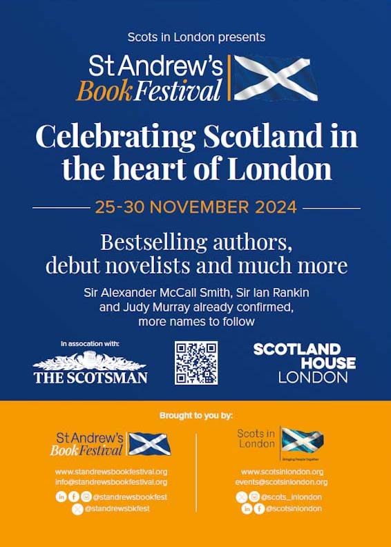 The St. Andrew's Book Festival is well underway, with some amazing authors speaking this week (25 Nov - 1 Dec) including <a href="/McCallSmith/">A. McCall Smith</a>, Ian Rankin <a href="/Beathhigh/">Ian Rankin</a> <a href="/AnnCleeves/">Ann Cleeves</a> <a href="/JudyMurray/">judy murray</a> <a href="/Damian_Barr/">Damian Barr</a> <a href="/cbrookmyre/">Chris Brookmyre</a> Liz Lochead <a href="/naughtiej/">naughtiej</a> &amp; many more!
Tickets here: standrewsbookfestival.org