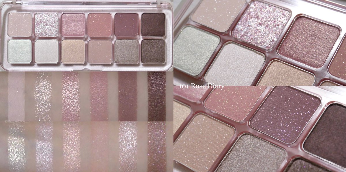 CLIO Holiday Collection ◾︎ Pro Eye Palette Air ↳101 Rose Diary