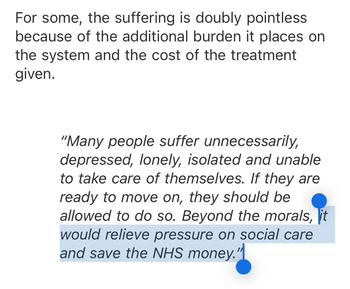 DrFrancesRyan's tweet image. Today’s @YouGov survey into why the public back assisted dying (or don’t) is a stark insight into how prejudice against disabled people lurks. 

The belief needing care is inherently undignified and that ill people are a costly burden on the state are not red flags to ignore.