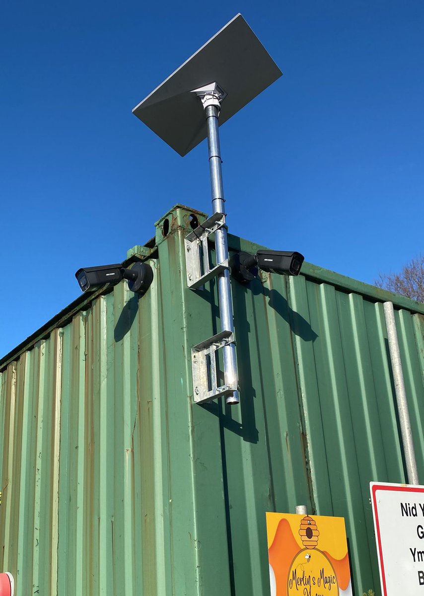 Spacelink_'s tweet photo. Another Starlink installation @CWMltd_ in Wales. A recycling centre that needed a more reliable and faster internet connection ✅ https://t.co/uA77FwfiUR