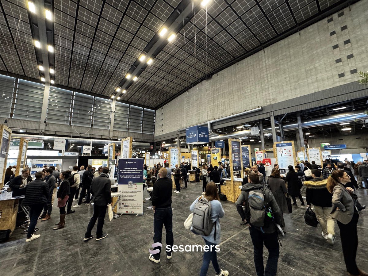 Stopped by <a href="/Pollutec/">Pollutec 2025</a> in Paris to catch up on the latest in sustainability.   

All about tackling climate challenges 🌍
#Pollutec #Sustainability #TechEvent #Startups