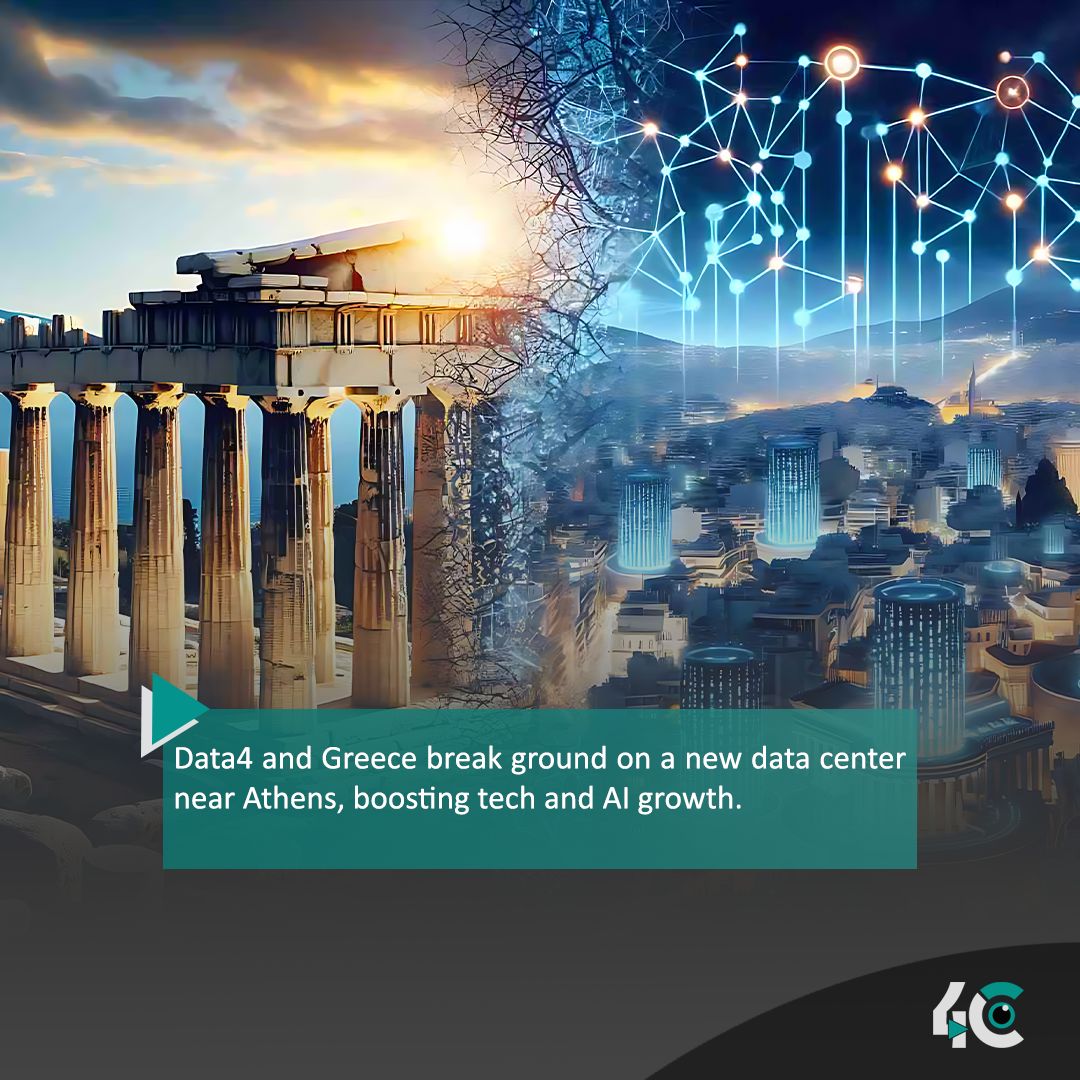 4cby360's tweet photo. Greece strengthens its role as an IT and AI hub with new data centers

https://t.co/XLItHZYA9s 

#AI #Data4 #Greece #IT https://t.co/qdTsn6hk1r