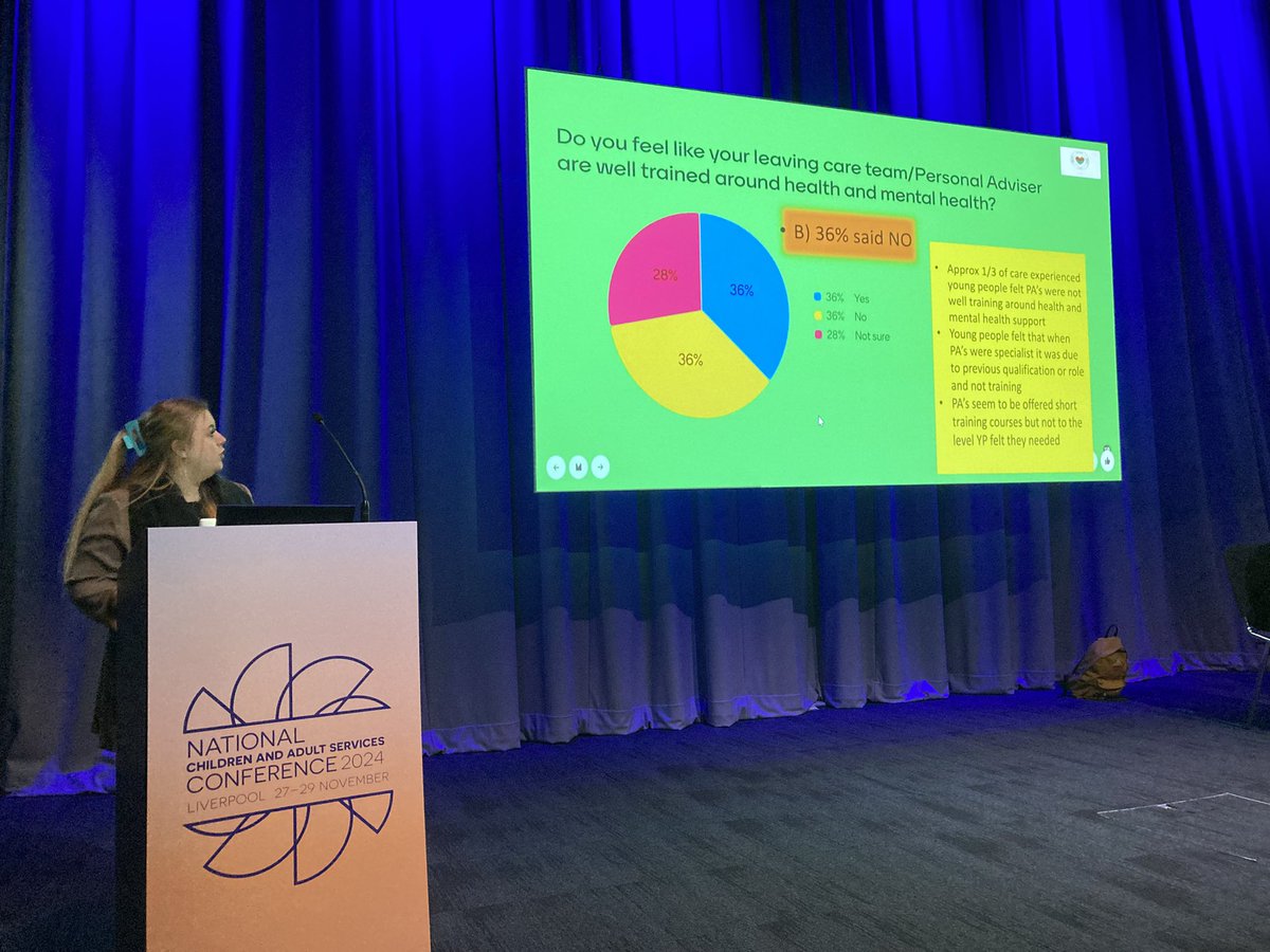 LGAChildren's tweet photo. Brilliant to hear from members of the Young People’s Benchmarking Forum about key messages from care experienced young people - clear, powerful messages. #ncasc24 Read “In  Their Own Words” here: https://t.co/9zKMOMMmC1 https://t.co/Ig9L5O3Zjh