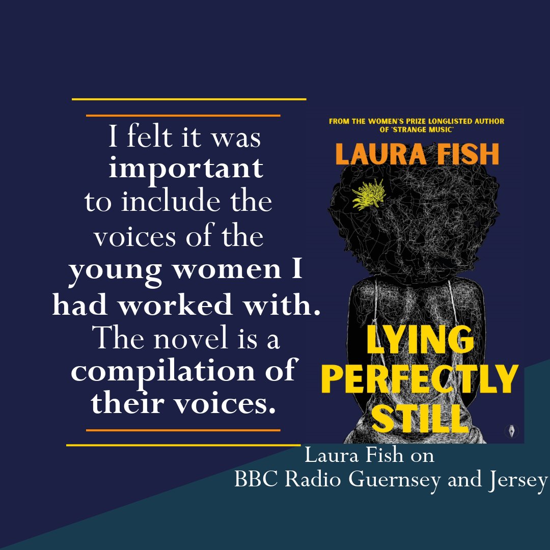 We were lucky enough to hear Laura Fish on <a href="/BBCGuernsey/">BBC Guernsey</a> this Sunday, speaking about Lying Perfectly Still. As we continue to elevate her voice, like she did for so many, make sure you listen to the interview on BBC Sounds: bbc.co.uk/sounds/play/p0…