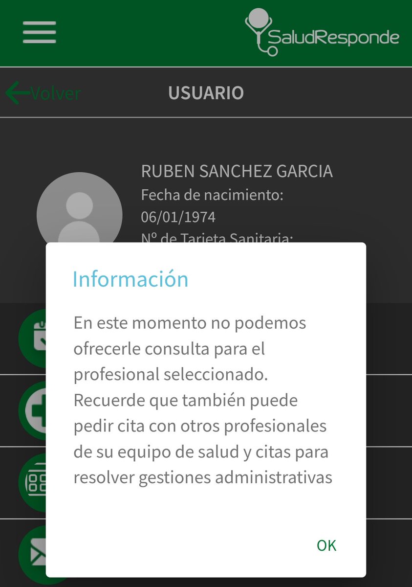 RubenSanchezTW's tweet photo. Ya no es que tengas que esperar semanas para que te vea el médico de familia. En Andalucía, directamente te dicen que no puedes pedir cita y adivina tú cuándo podrás. Luego dirán que saturamos las urgencias.

Esto es lo que traen las políticas del PP de Moreno Bonilla. https://t.co/xuzPVlgRg4