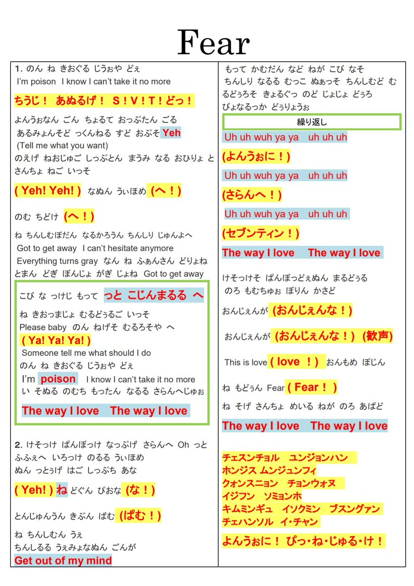 SEVENTEEN『Right Here World Tour』掛け声シート /消費期限/Love