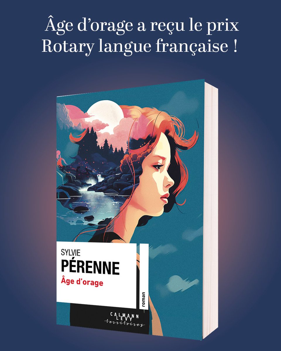 🏆 Âge d'orage a reçu le prix Rotary langue française !

Avez-vous lu ce roman de Sylvie Pérenne ?
Un récit riche en émotions à offrir aux âmes en quête d'évasion et d'harmonie ! 🌌 

À découvrir ici : calmann-levy.fr/livre/age-dora…