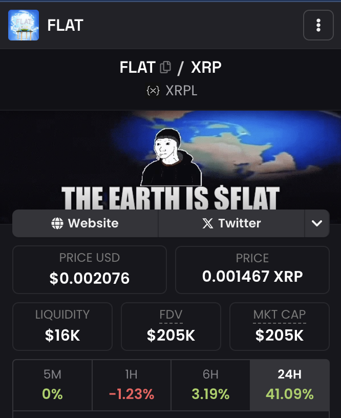 FLAT on XRPL tweet media