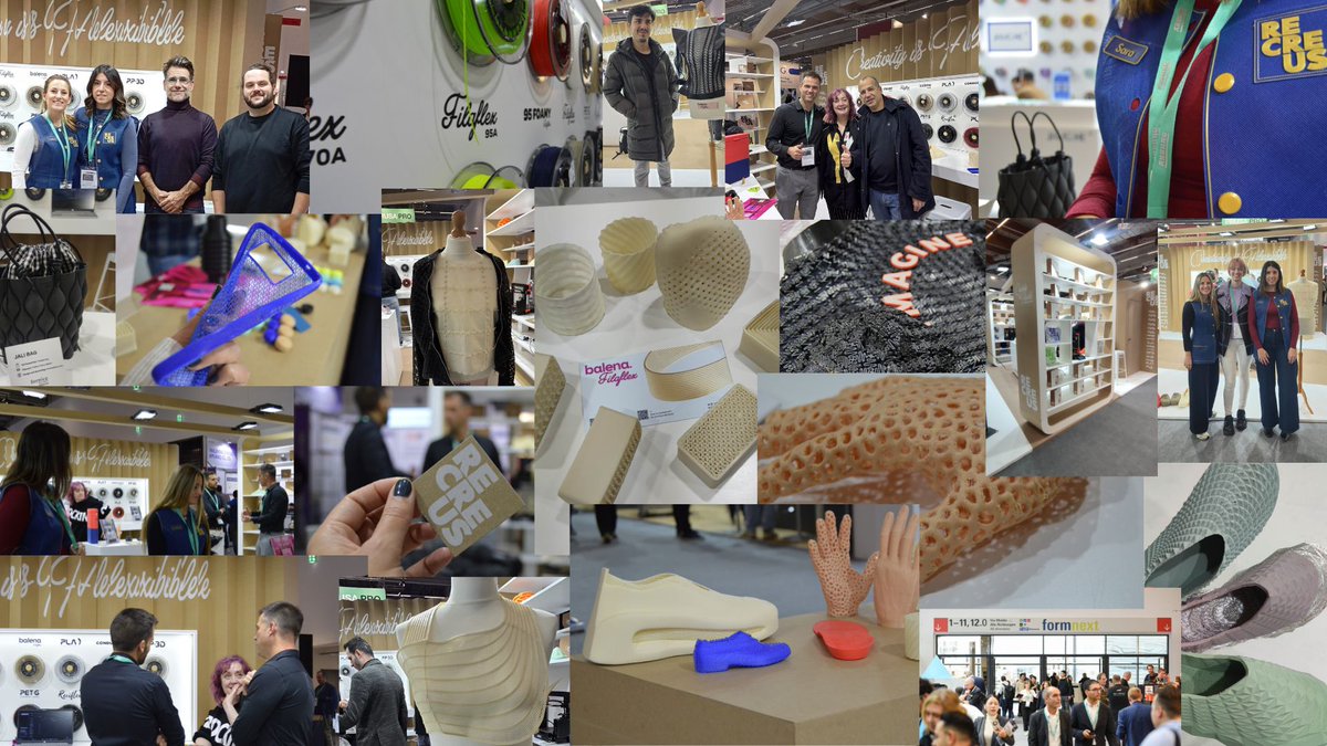 💡 What a show!
#Formnext2024 was all about innovation &amp; collaboration. From #Filaflex 60A to #Foamy &amp; the launch of #BalenaFilaflex, we proved how our materials lead in #3Dprinting for footwear, fashion &amp; beyond.
Thanks to everyone who visited! 🚀