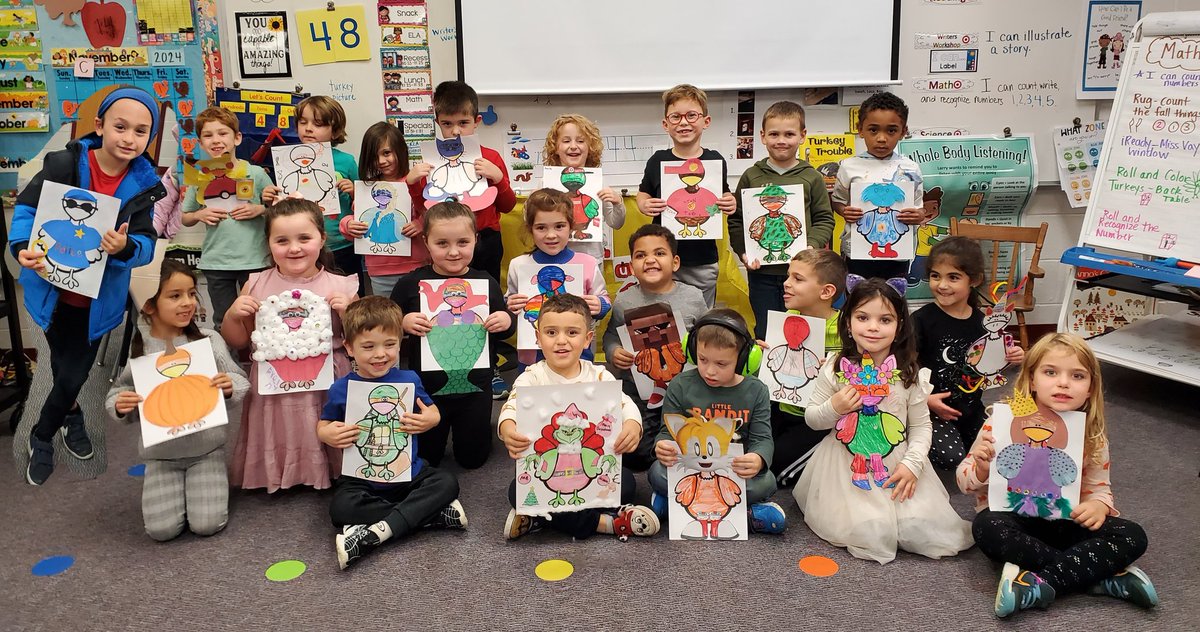 Happy Thanksgiving from Kindergarten! 🦃 <a href="/WestIrondequoit/">West Irondequoit CSD</a>