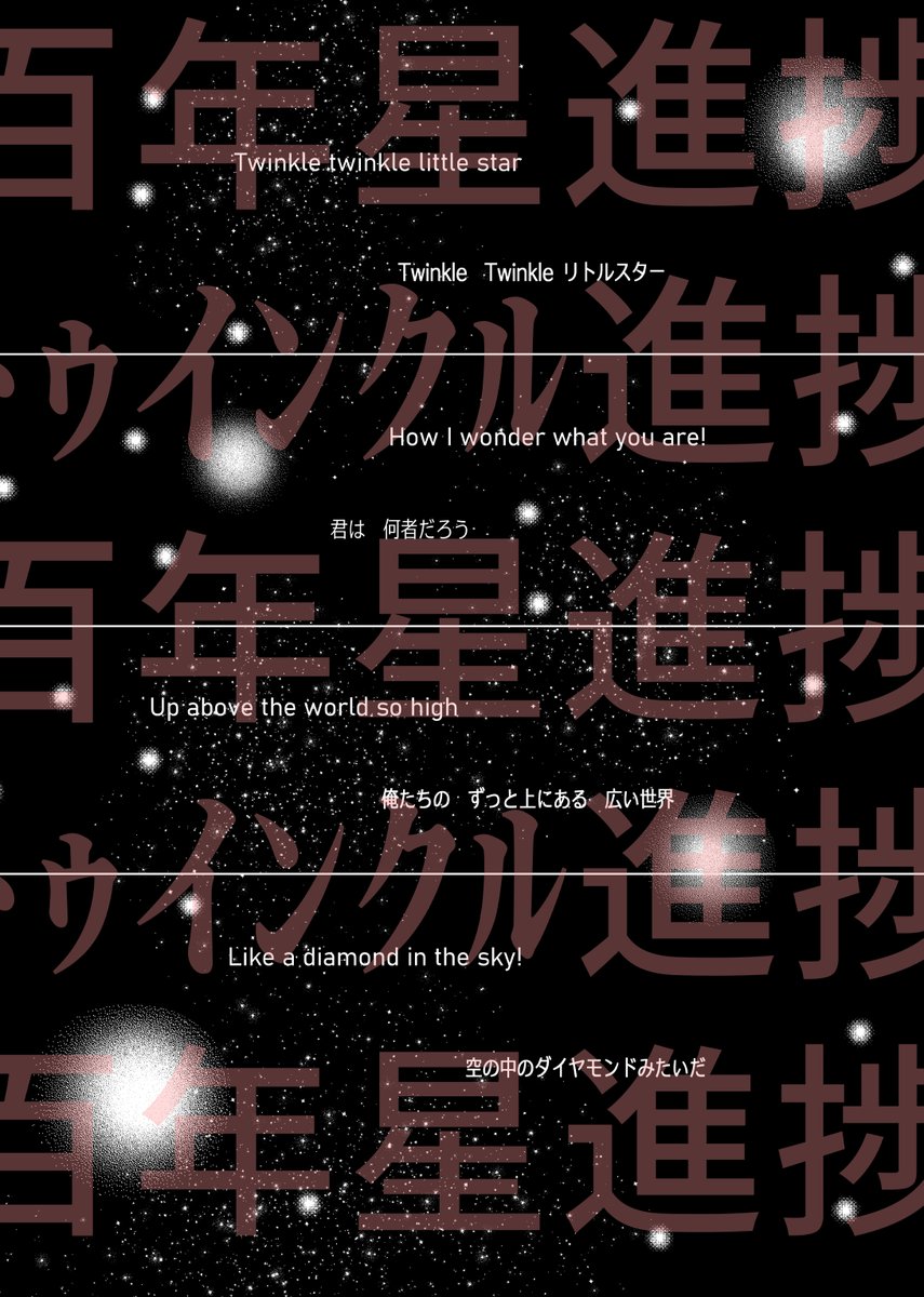 Twinkle の新刊サンプル的な。いつもの進捗ですが(;'∀')
百年星のさねさんの秘めて、かなり拗らせてた気持ちを明かす話なので、何というか…くよくよさねさんなお話です。
難産の理由はここにあるのかも…。どれぐらい仕上げられるかな…。無理し過ぎない程度に頑張ります。 