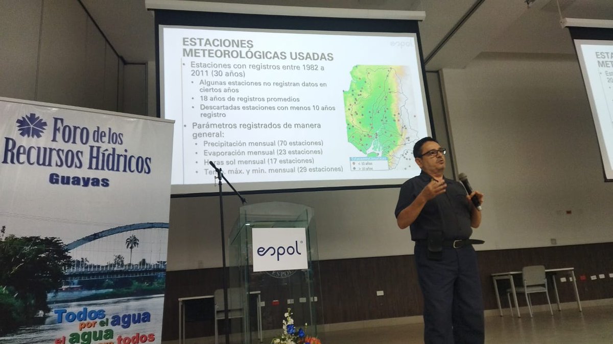 CipatEspol's tweet photo. #EventosCIPAT| La segunda mesa temática "Agua y Gestión", del Foro de los Recursos Hídricos, contó con ponencias de la Ing. Lady Bravo, MSc , investigadora del CIPAT y del Ing. David Matamoros, PhD, profesor de FCNM.
Acceso: https://t.co/ZaE4qIOC9M https://t.co/GEtZZgPT2T