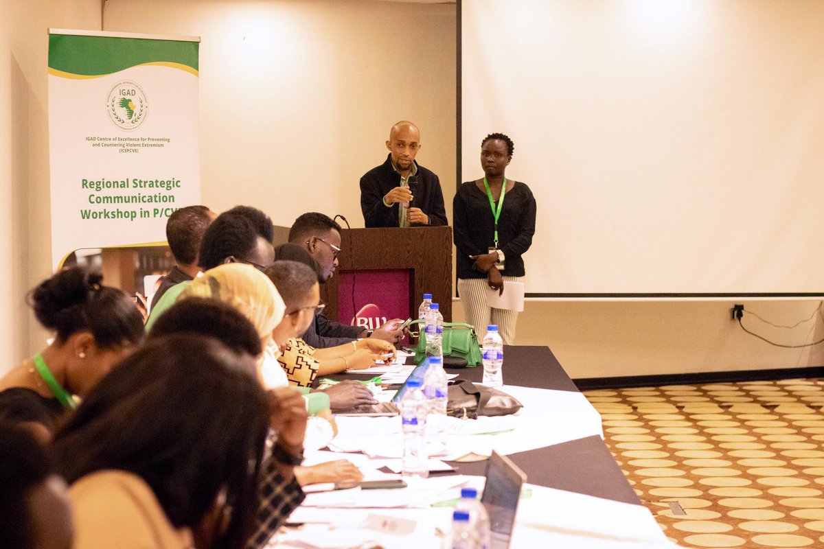 kaduyu_Jr's tweet photo. We must empower young people with skills to identify and counter extremist narratives effectively. I thank @IGAD_CEPCVE for establishing a platform that allows youth and influencers in the great lakes region to share and gain more skills in strategic communication in PCVE. https://t.co/yWE1rA4Ysw