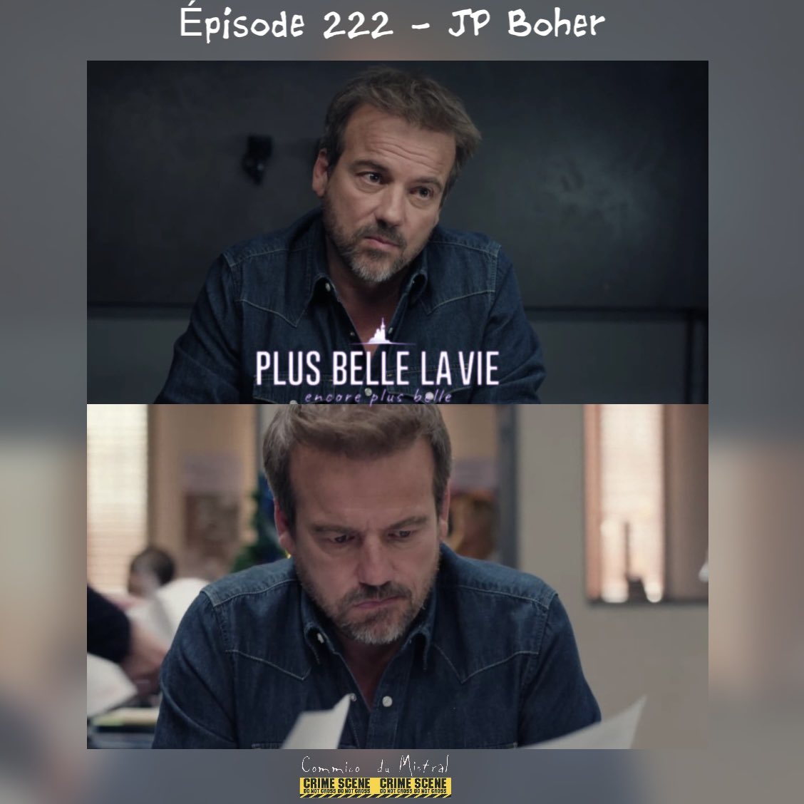 CommicoMistral's tweet photo. #Episode222 Quand JP interroge Ulysse on le soupçonne d’enquêter à charge mais quand JP ne croit pas aux aveux de Dylan Vattier , on le soupçonne d’avoir peur qu’on l’accuse d’enquêter à Charges 😳🤯😂 #pblvepb #pblv @HenonStephane https://t.co/9khdzqgCQD