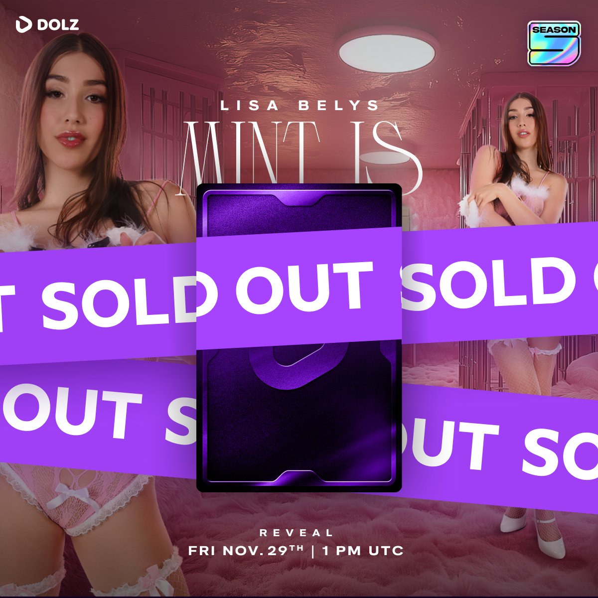 💥SOLD OUT!

Lisa Belys’s card has been sold out within 5 minute.  

Missed today’s mint? Just check our secondary market to find the NFTs you seek!