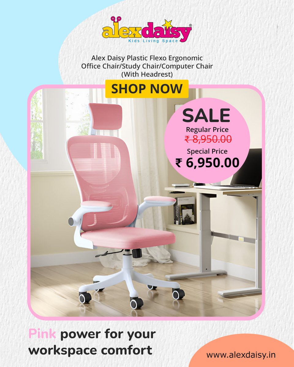 AlexDaisy_'s tweet photo. Elevate your workspace with the Alex Daisy Plastic Flexo Ergonomic Chair – where style meets comfort! 🌟 Perfect for study, work, or leisure with a minimalist design and ergonomic support. 🪑✨

Transform your space today! 

Shop Now: https://t.co/vTLDUk6z13

#AlexDaisy https://t.co/JYd8xFjHzD