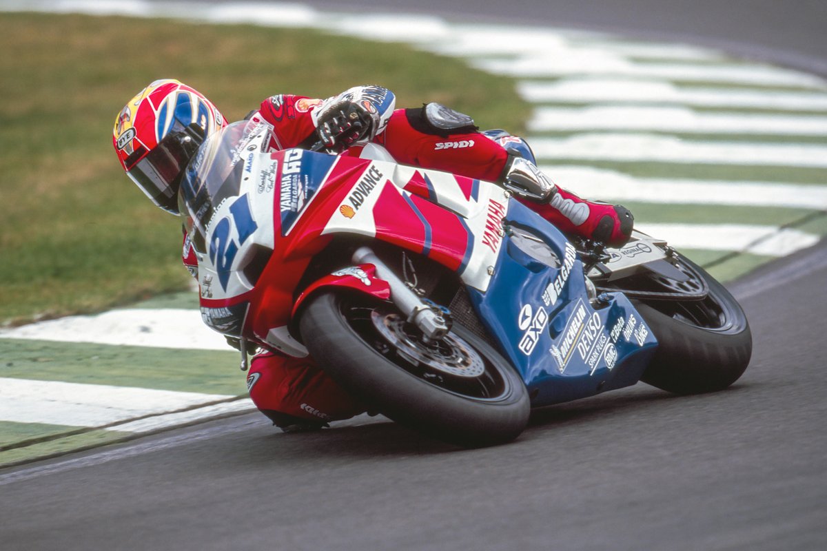 It was almost 25 years ago now, but who can name the rider on the R6 in the photos? Bonus points if you know what job he does now... #BlastFromThePast
