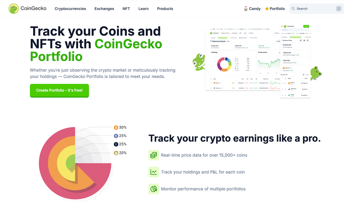 Want an easier way to track your #crypto holdings?

With our portfolio feature, you can manage coins and multiple portfolios in one place.

Here’s how it works 🧵👇