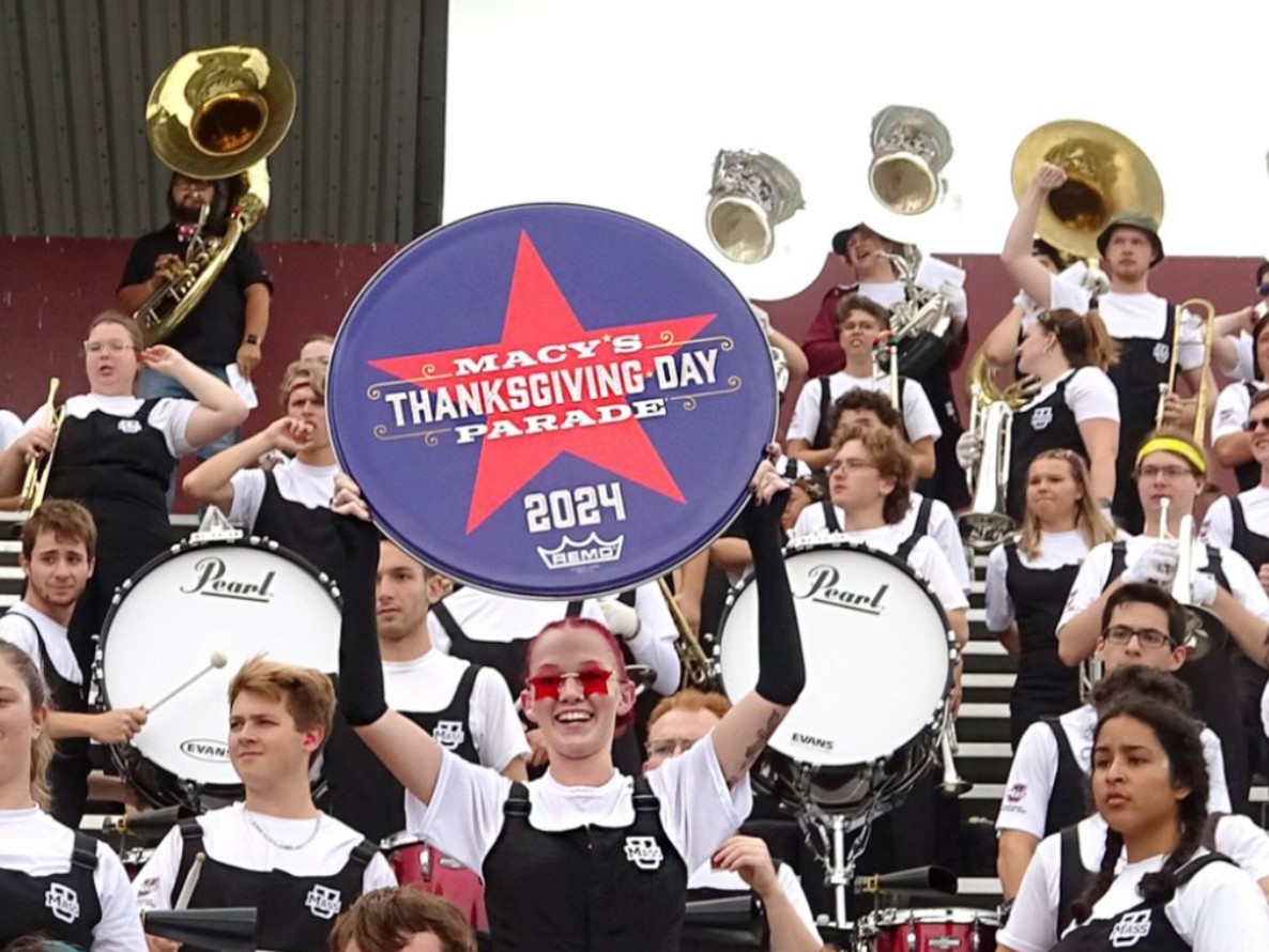 Keep an eye on the clock! 👀 

The <a href="/UMassBand/">UMass Minuteman Marching Band</a> performance is scheduled to take place at approx. 10:15 a.m. on Thanksgiving morning.

📺 Watch live on NBC or on the Peacock app.

#UMassAtMacys