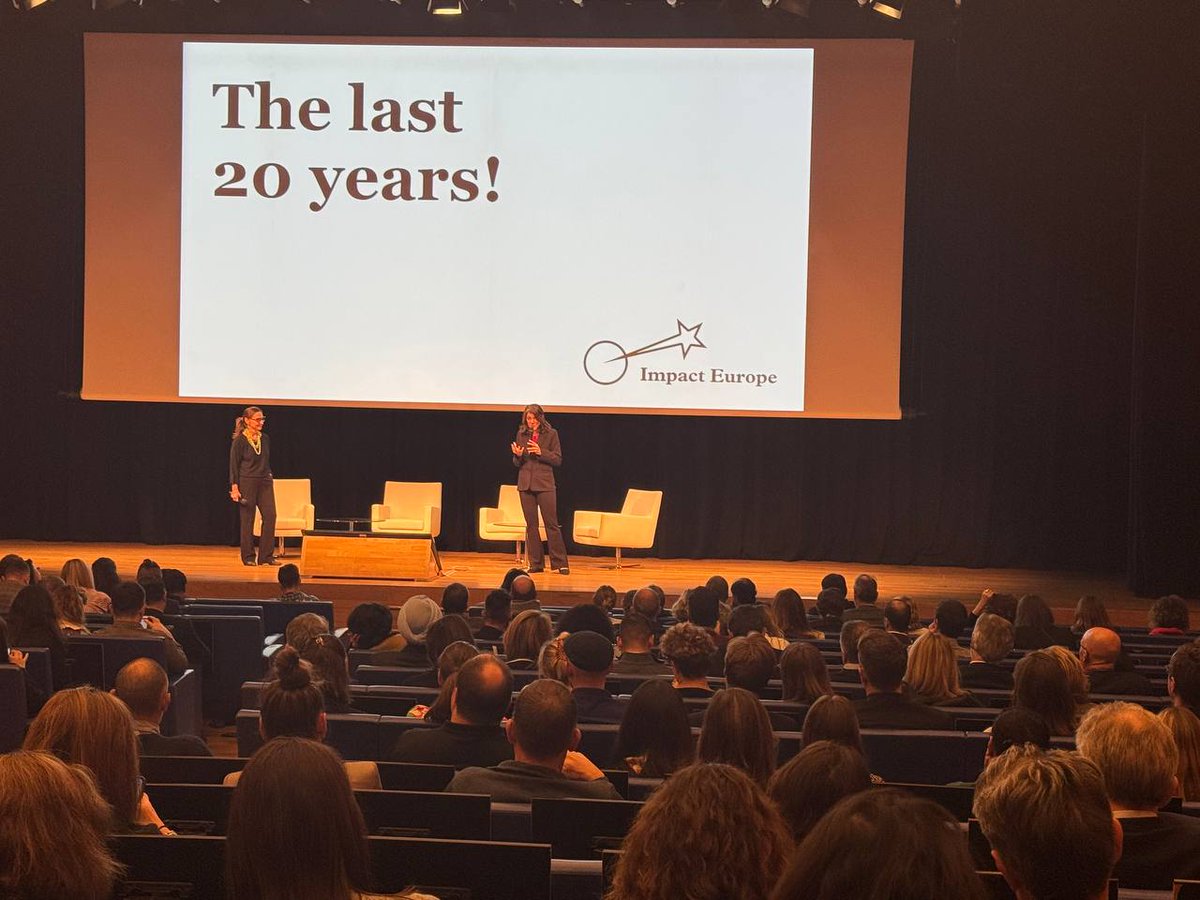 20 years of bold ideas, innovation, and impact. 🙌 A privilege to celebrate our shared journey today with inspiring leaders and changemakers from the global community. Together, we're charting the next 20 years! #ImpactWeek24 #SocialEnt #VIAfund @eu_near <a href="/impacteuropenet/">Impact Europe</a>