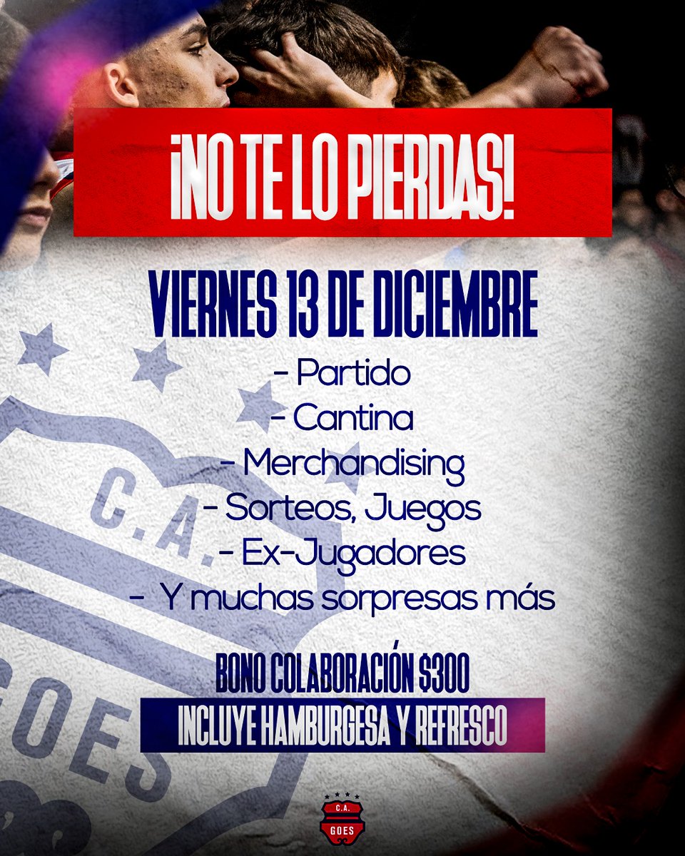 🔜 ᴠɪᴇʀɴᴇs 13 ᴅᴇ ᴅɪᴄɪᴇᴍʙʀᴇ

No te lo podes perder 🫵