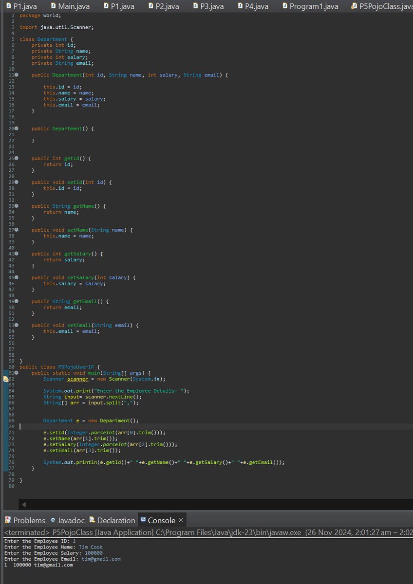 MK_Since1999's tweet photo. Java fundamentals like encapsulation, POJOs, and Strings form the backbone of robust and scalable applications.
These skills are vital for creating modular, secure, and efficient software solutions.
#JavaJourney #Encapsulation #POJOClasses #JavaStrings #OOPsMastery #DSA https://t.co/FMoNbPmtaW