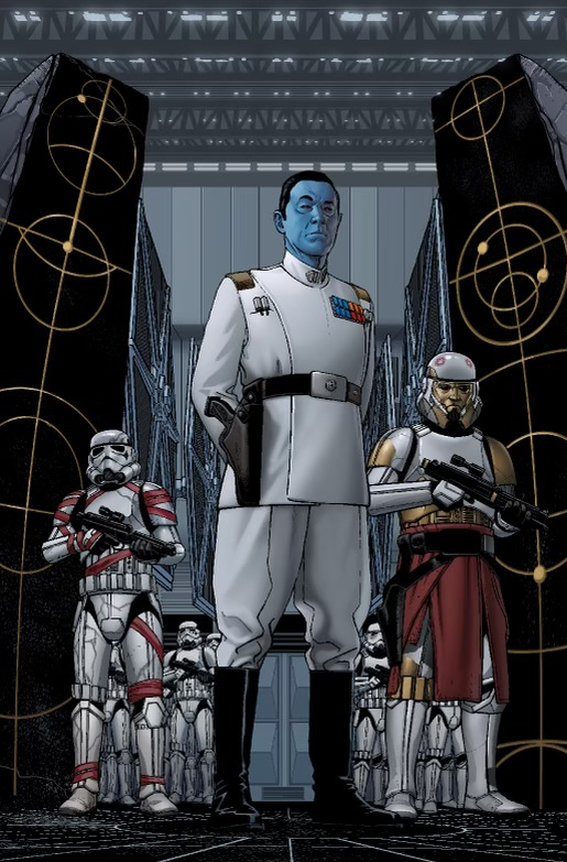 THRAWN variant for AHSOKA #6 by <a href="/RamonRosanas/">Ramon Rosanas</a>
and Guru-eFX! On sale 12/18