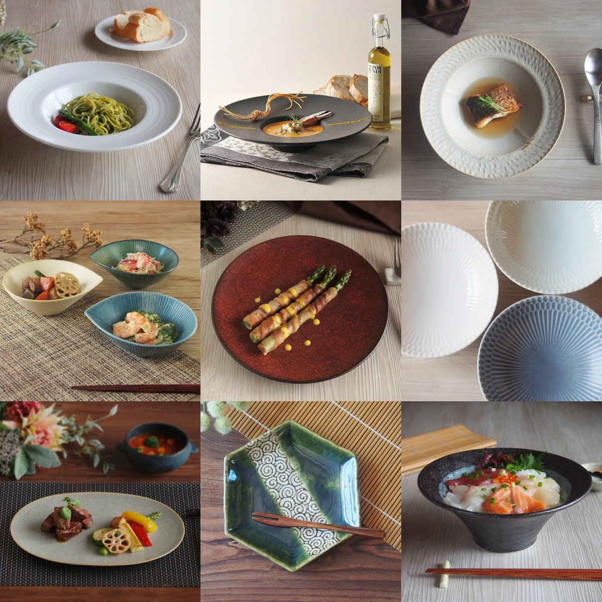 『ここの食器使っとけば間違いないよ〜』と教えてもらってからリピしてるお店…高級フレンチで出てくるような大ぶりの凝ったお皿から遊び心ある和食器まで超種類豊富で、計算された形が普段の料理を数倍美味しく見せてくれるし食器ブランド拘りなければ全部ここで良いのではレベル。お値段もお手頃◎