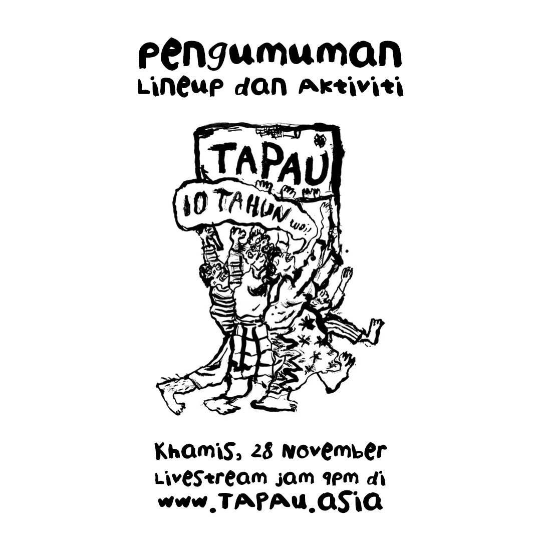 Siapa perform? Ada aktiviti apa? Tiket berapa? 🫣😱🤯

Esok kita umumkan jam 9pm secara livestream di TAPAU.asia

#TAPAU10tahun #showlast2024