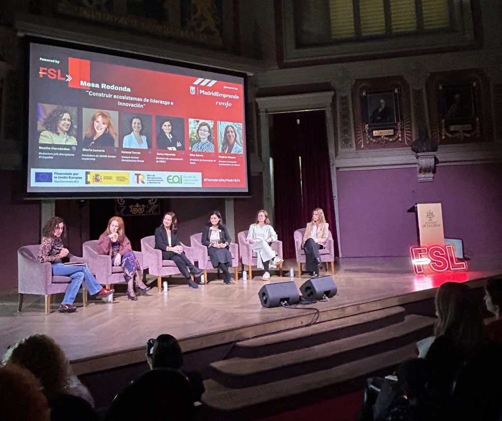 enisa's tweet photo. #EquipoEnisa @inmamore, directora de Comunicación de ENISA en #FoundersDayMadrid24
“En ENISA @minturgob tenemos una línea específica para #EmprendedorasDigitales. Actualmente hemos concedido 275 prestamos participativos por un importe de 42 millones de euros.”
ℹ️ Más información en https://t.co/MiRBpFR0eV