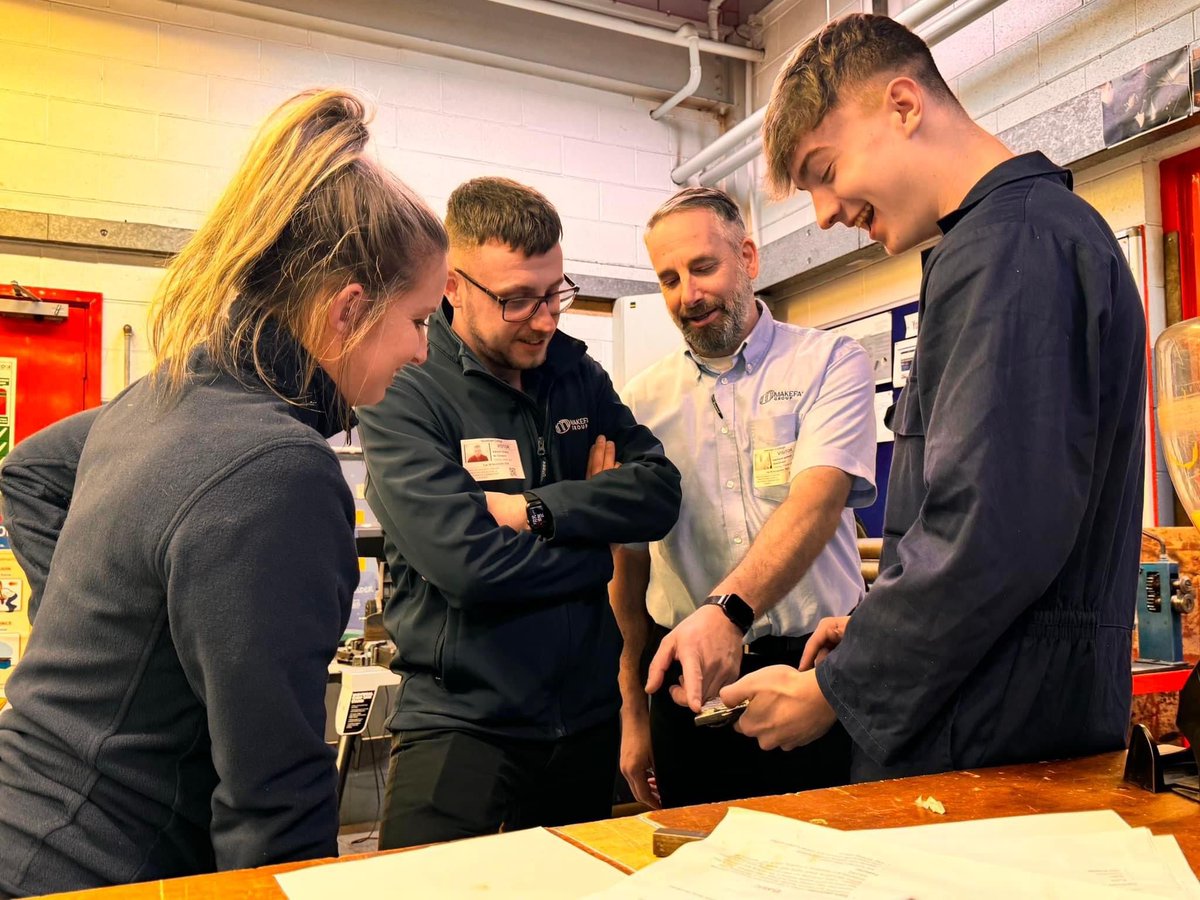 Pleased to pop along to the engineering department at NPTC Newtown yesterday to see the progress of the engineering apprentices and catch up with local employers.

<a href="/NPTCGroup/">Grŵp Colegau NPTC Group of Colleges</a>