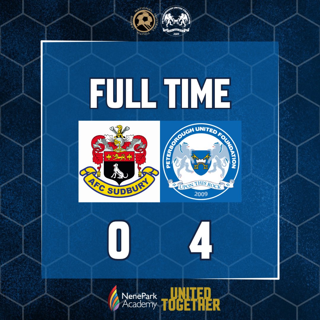 FULL TIME | AFC Sudbury 0-4 Posh

🟡 0-4 🎩 | #pufc