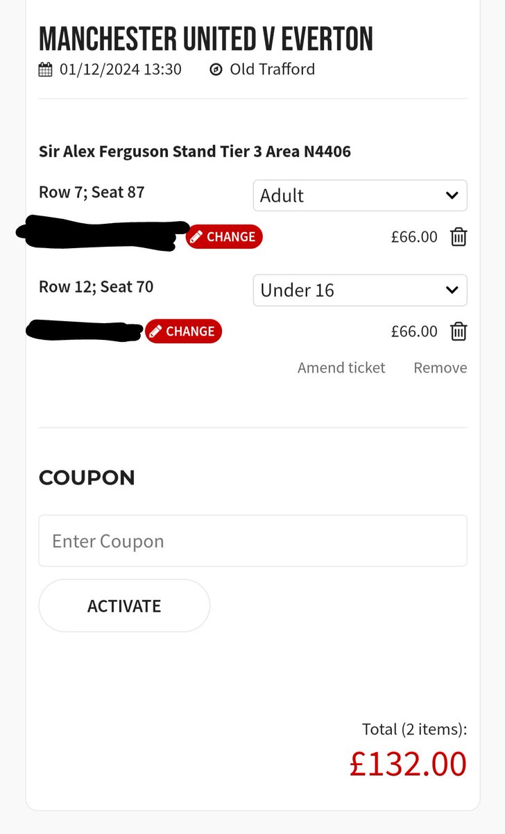 Carly_Lyes's tweet photo. Club have confirmed £66 no concessions ticket price applies to branch allocations immediately. So a ticket in North Tier 3 for parent and child that cost £59 all this season total will now cost £132 going forward. Many branch secretaries say they anticipate going bust imminently. https://t.co/nZxgq5VkyS