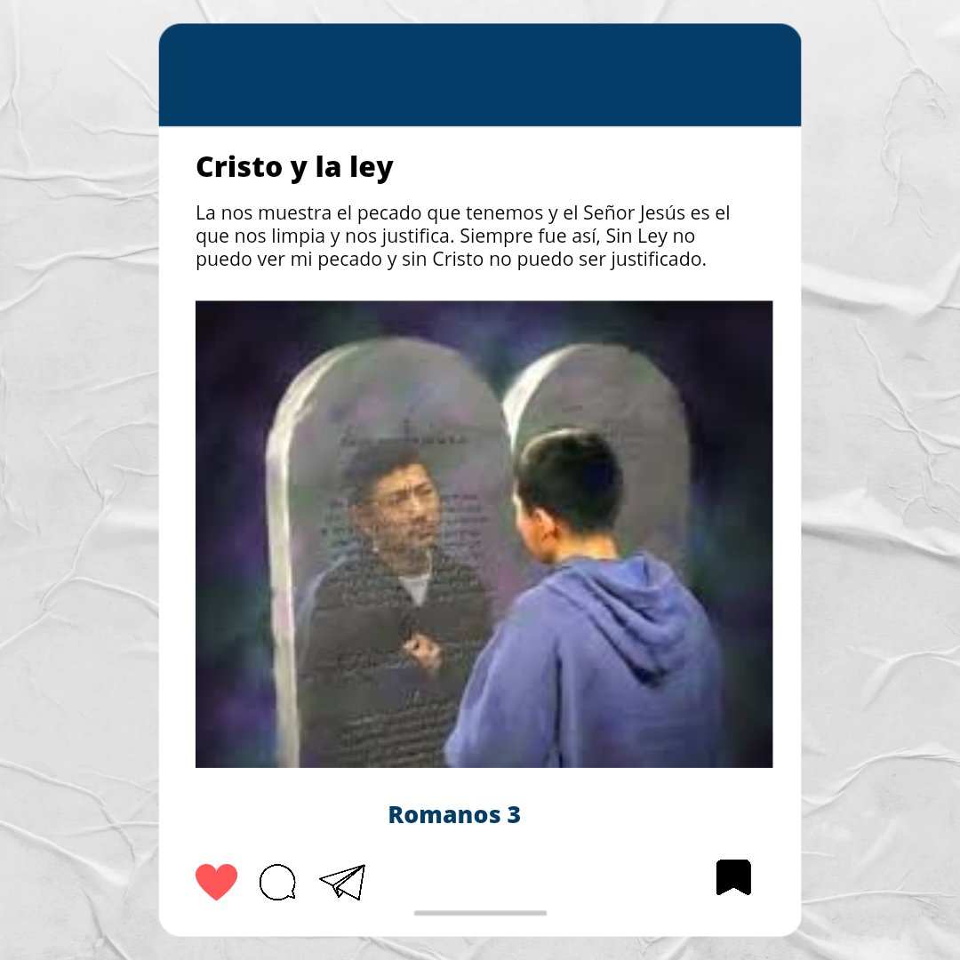 Romanos 3:20-22
... ya que la ley solamente sirve para hacernos saber que somos pecadores. Pero ahora, sin la ley, Dios ha mostrado de qué manera nos hace justos... por medio de la fe en Jesucristo, Dios hace justos a todos los que creen. Pues no hay diferencia: