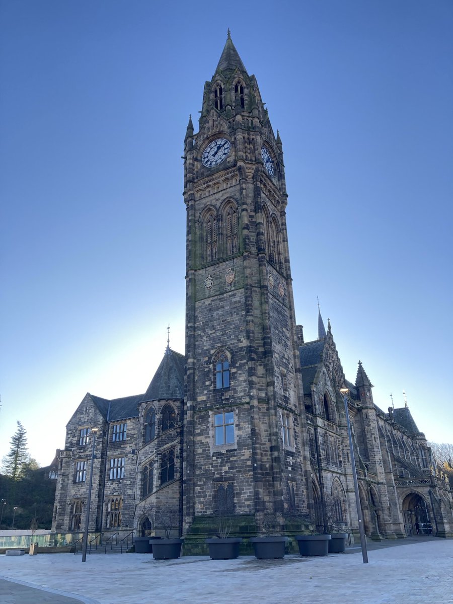Quick overnight trip to Rochdale to make a short film with some people who have experienced homelessness .. had to have a quick look upwards at Rochdale’s magnificent town hall. The finest municipal building in England, in my view