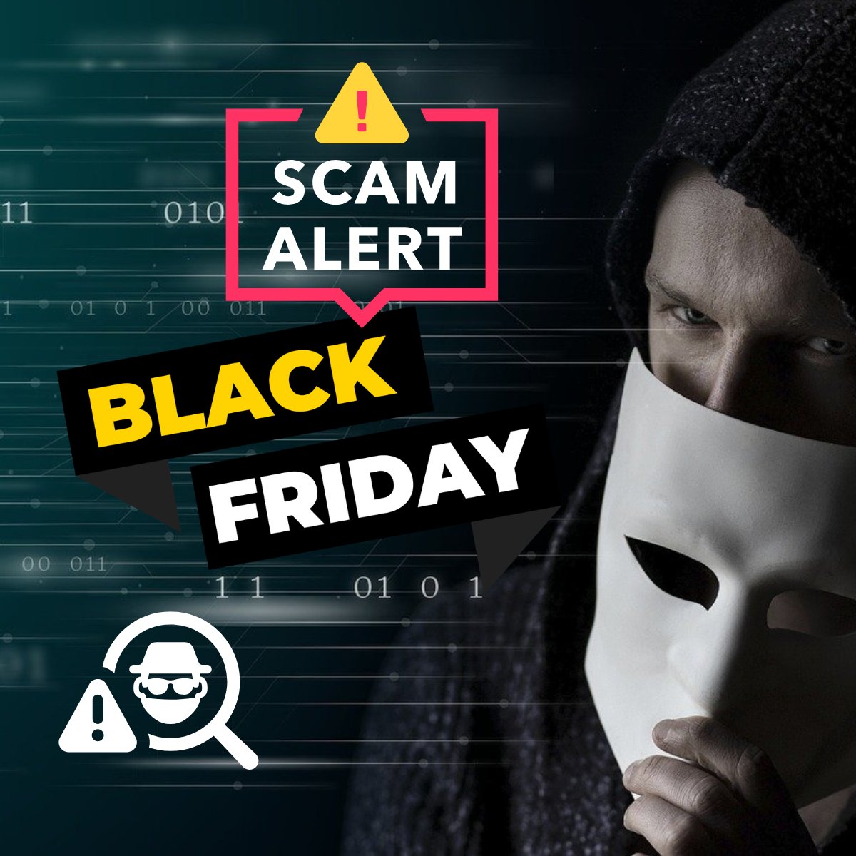 ScademyLtd's tweet photo. Black Friday deals are 🔥, but so are scams.
Pro Tips:
🛡 Use secure payments
🛡 verify promotions
🛡 avoid suspicious links
🛡 always verify URLs.
Stay safe, shop smart!
#BlackFriday2024 #Cybersecurity #AI #Scams #StaySafe https://t.co/BwtGJwB4eD